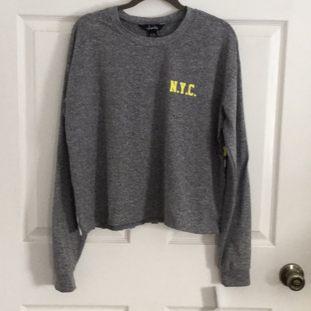 Justify XL New York City NYC Tee Heather Grey NWT